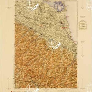 CARTA AERONAUTICA D'ITALIA - Foglio 19 RAVENNA