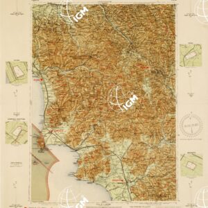 CARTA AERONAUTICA D'ITALIA - Foglio 22 SIENA