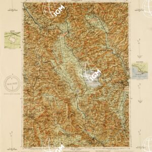 CARTA AERONAUTICA D'ITALIA - Foglio 23 PERUGIA