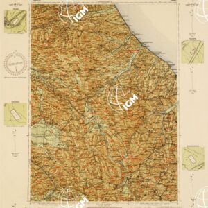 CARTA AERONAUTICA D'ITALIA - Foglio 29 CHIETI