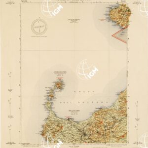 CARTA AERONAUTICA D'ITALIA - Foglio 32 SASSARI