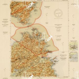 CARTA AERONAUTICA D'ITALIA - Foglio 33 TEMPIO PAUSANIA