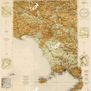 CARTA AERONAUTICA D'ITALIA - Foglio 35 NAPOLI
