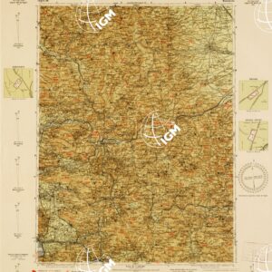 CARTA AERONAUTICA D'ITALIA - Foglio 36 BENEVENTO