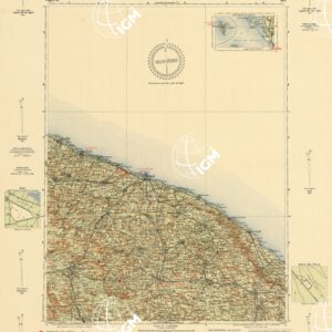 CARTA AERONAUTICA D'ITALIA - Foglio 38 BARI