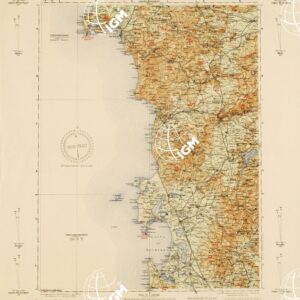 CARTA AERONAUTICA D'ITALIA - Foglio 39 ORISTANO