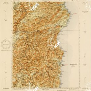 CARTA AERONAUTICA D'ITALIA - Foglio 40 NUORO