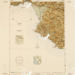 CARTA AERONAUTICA D'ITALIA - Foglio 41 SALERNO