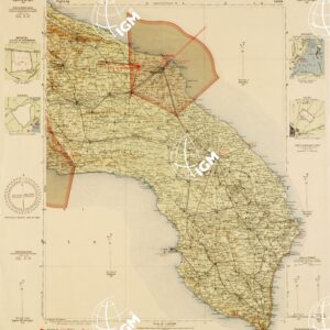 CARTA AERONAUTICA D'ITALIA - Foglio 44 LECCE