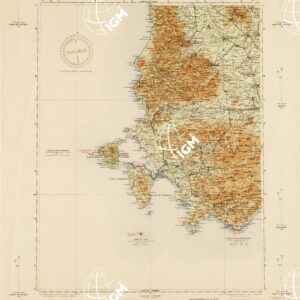 CARTA AERONAUTICA D'ITALIA - Foglio 45 IGLESIAS