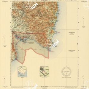 CARTA AERONAUTICA D'ITALIA - Foglio 46 CAGLIARI