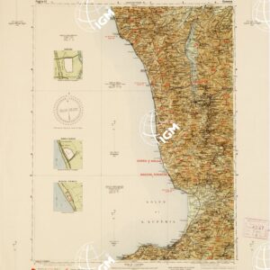 CARTA AERONAUTICA D'ITALIA - Foglio 47 COSENZA