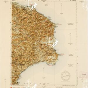 CARTA AERONAUTICA D'ITALIA - Foglio 48 CATANZARO