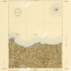 CARTA AERONAUTICA D'ITALIA - Foglio 50 CEFALU'