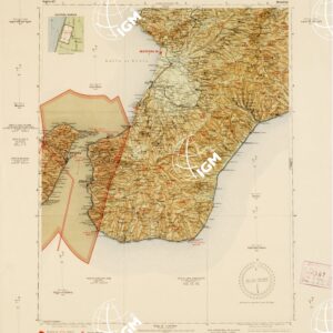 CARTA AERONAUTICA D'ITALIA - Foglio 52 MESSINA