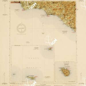 CARTA AERONAUTICA D'ITALIA - Foglio 54 SCIACCA