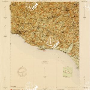 CARTA AERONAUTICA D'ITALIA - Foglio 55 CALTANISSETTA