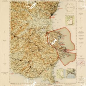 CARTA AERONAUTICA D'ITALIA - Foglio 56 CATANIA