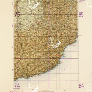 CARTA AERONAUTICA D'ITALIA (EDIZIONE TEDESCA) - Foglio 15 CUNEO - IMPERIA