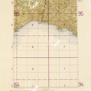 CARTA AERONAUTICA D'ITALIA (EDIZIONE TEDESCA) - Foglio 16 GENOVA