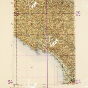 CARTA AERONAUTICA D'ITALIA (EDIZIONE TEDESCA) - Foglio 17 PISA