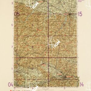 CARTA AERONAUTICA D'ITALIA (EDIZIONE TEDESCA) - Foglio 18 BOLOGNA FIRENZE