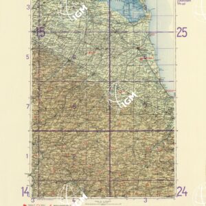 CARTA AERONAUTICA D'ITALIA (EDIZIONE TEDESCA) - Foglio 19 RAVENNA