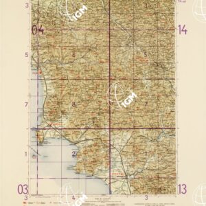 CARTA AERONAUTICA D'ITALIA (EDIZIONE TEDESCA) - Foglio 22 SIENA