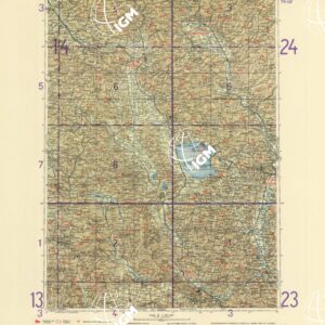 CARTA AERONAUTICA D'ITALIA (EDIZIONE TEDESCA) - Foglio 23 PERUGIA