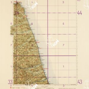 CARTA AERONAUTICA D'ITALIA (EDIZIONE TEDESCA) - Foglio 25 ANCONA