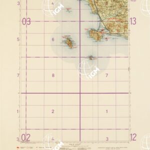 CARTA AERONAUTICA D'ITALIA (EDIZIONE TEDESCA) - Foglio 26 ORBETELLO