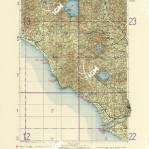 CARTA AERONAUTICA D'ITALIA (EDIZIONE TEDESCA) - Foglio 27 CIVITAVECCHIA