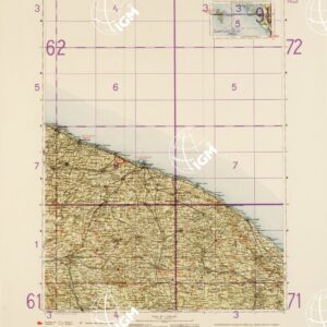 CARTA AERONAUTICA D'ITALIA (EDIZIONE TEDESCA) - Foglio 38 BARI