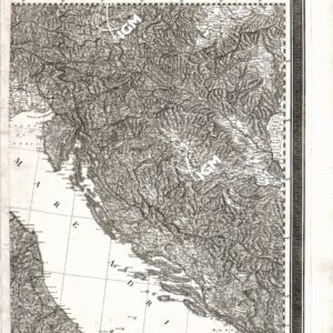 NUOVA CARTA DELL'ITALIA ESEGUITA SOTTO LA DIREZIONE DI GIO. ANTONIO RIZZI-ZANNONI, GEOGRAFO DI S. M. SICILIANA; INCISA DA GIUSEPPE GUERRA E RICORRETTA NEL 1833. Tavola 2