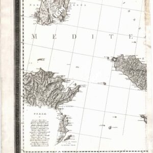 NUOVA CARTA DELL'ITALIA ESEGUITA SOTTO LA DIREZIONE DI GIO. ANTONIO RIZZI-ZANNONI, GEOGRAFO DI S. M. SICILIANA; INCISA DA GIUSEPPE GUERRA E RICORRETTA NEL 1833 - Tavola 3