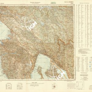 ITALIEN UND GRENZGEBIETE - TRIES-BLATT NR. L 33 SW 2