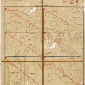 CARTA COROGRAFICA DELL'ITALIA SUPERIORE E CENTRALE - QUADRO D'UNIONE