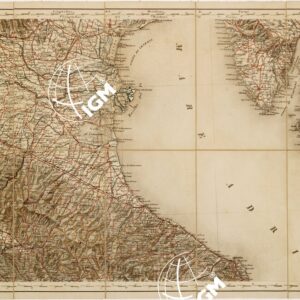 CARTA COROGRAFICA DELL'ITALIA SUPERIORE E CENTRALE - Foglio 4