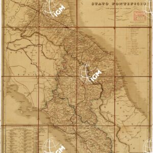 CARTA MODERNA DELLO STATO PONTIFICIO