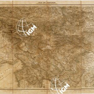 MAYR'S ATLAS DER ALPEN LANDER UND MITTEL ITALIEN - Tavola VI