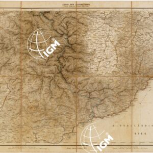 MAYR'S ATLAS DER ALPEN LANDER UND MITTEL ITALIEN - Tavola VII