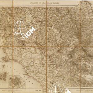 MAYR'S ATLAS DER ALPEN LANDER UND MITTEL ITALIEN - Tavola X