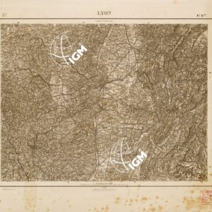 CARTA COROGRAFICA D'ITALIA E DELLE REGIONI ADIACENTI - LYON Foglio 1 bis