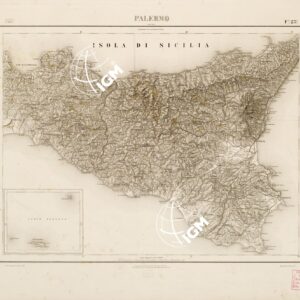 CARTA COROGRAFICA D'ITALIA E DELLE REGIONI ADIACENTI - PALERMO Foglio 23