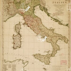 KARTE VON ITALIEN NACH... Carta d'Italia derivata...