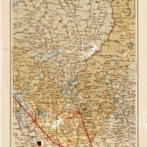 CARTA AERONAUTICA D'ITALIA - Foglio 3 COMO-GOTTARDO