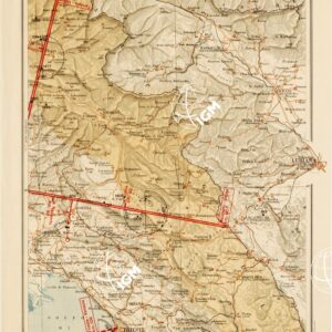 CARTA AERONAUTICA D'ITALIA - Foglio 8 TRIESTE-GORIZIA