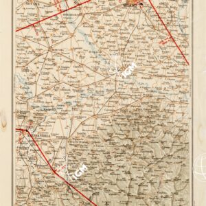 CARTA AERONAUTICA D'ITALIA - Foglio 11 MILANO-ALESSANDRIA