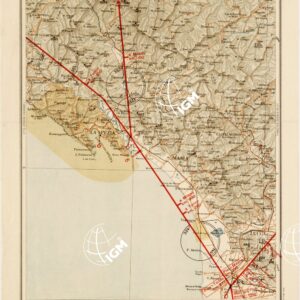 CARTA AERONAUTICA D'ITALIA - Foglio 19 PISA -SPEZIA