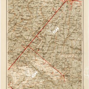 CARTA AERONAUTICA D'ITALIA - Foglio 20 FIRENZE-BOLOGNA